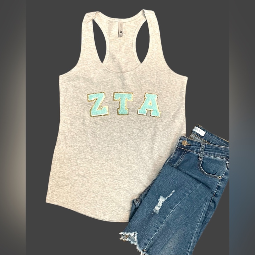 NEW* Chenille Patch ZTA Tank Top